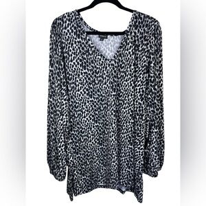 Torrid top size 6 women’s animal print office night out in town business  club